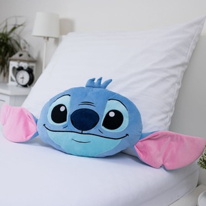 Jerry Fabrics Детска възглавница от флийс 41x32 cm Lilo and Stitch "Blue" - Jerry Fabrics (24SC165)
