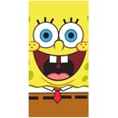 Carbotex · Detská plážová osuška Vysmiaty SpongeBob 70 x 140 cm