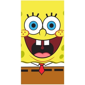 Carbotex · Detská plážová osuška Vysmiaty SpongeBob 70 x 140 cm