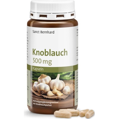 Sanct Bernard Cesnak bez zápachu 500 mg 180 kapsúl