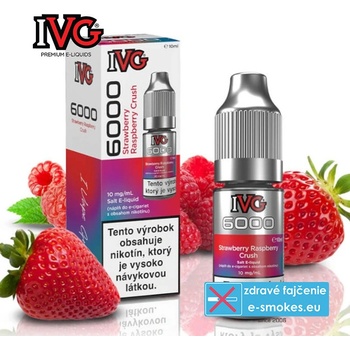 IVG 6000 Salt Strawberry Raspberry Crush 10 ml 10 mg