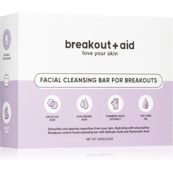 breakout + aid Facial Cleansing Bar сапун за проблемна кожа със салицилова киселина