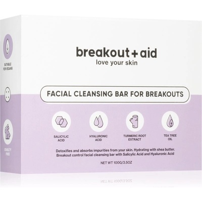 breakout + aid Facial Cleansing Bar сапун за проблемна кожа със салицилова киселина