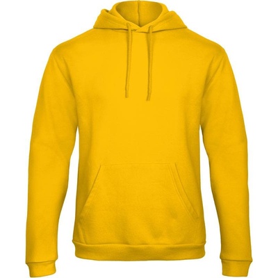 B&C 203 50/50 mikina s kapucňou žltá gold
