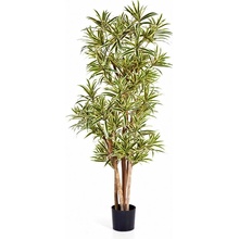 Luxusní umělá palma DRACAENA REFLEXA s bílým okrajem, 150 cm