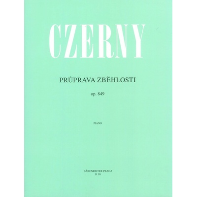 Czerny Carl Průprava zběhlosti op. 849
