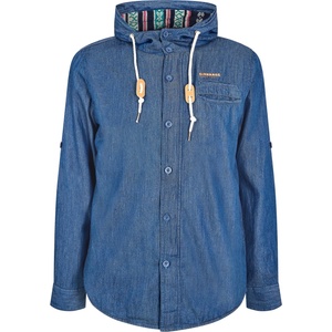 Criminal Damage Яке Criminal Damage Men's Fly Jack Hood Denim Jacket - Blue