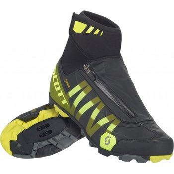 SCOTT MTB HEATER GORE-TEX - black/sulphur yellow