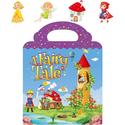 Znovu použitelné samolepky pro děti Fairy Tale