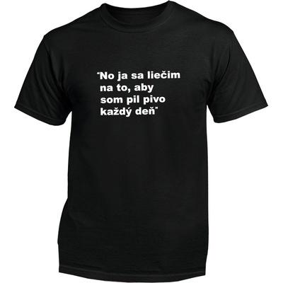 Myšlienky Politikov tričko Ja sa liečim čierne