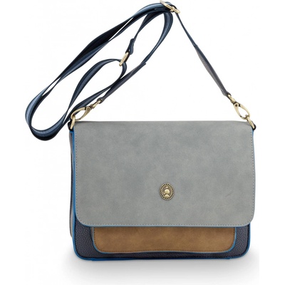 PIP Studio kabelka Cross Body s klopou Fenna střední 25 x 7 x 20cm 51.273.373 modrá
