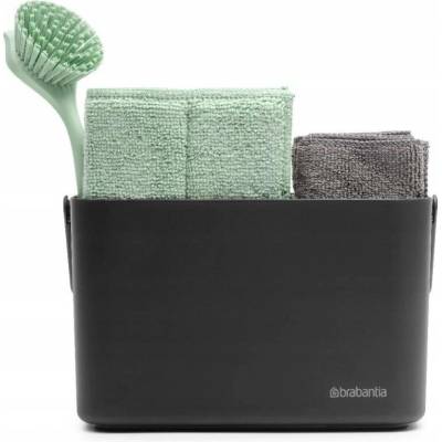 BRABANTIA 233340 - Organizér do dřezu - Sada do dřezu - Tmavě šedá