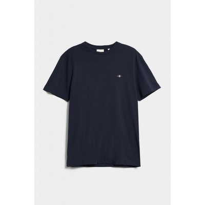 Gant tričko REG SHIELD SS T-SHIRT modrá