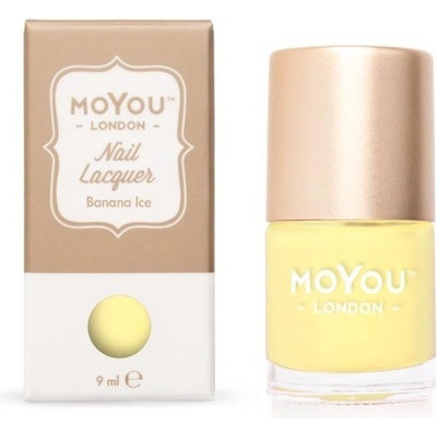 MoYou Razítkovací lak na nehty Banana Ice 9 ml