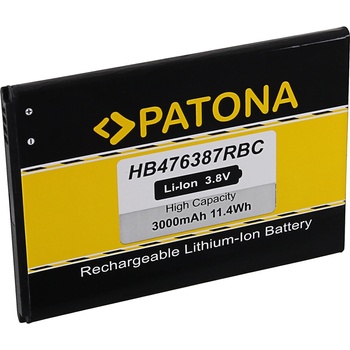 Image 1 of PATONA Батерия за Huawei Honor 3X / Ascend G750, 3000 mAh (3192)