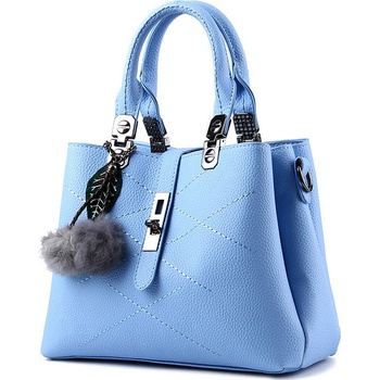 Image 1 of Модерна дамска чанта с пухче - Modena