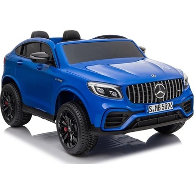 Lean Toys Elektrické autíčko Mercedes GLC 63S LCD lakované Modré 4x45W 12V 10Ah 2023