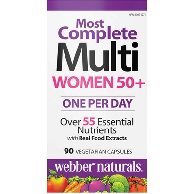 WEBBER NATURALS Multivitamín pre ženy 50+ 90 kapsúl