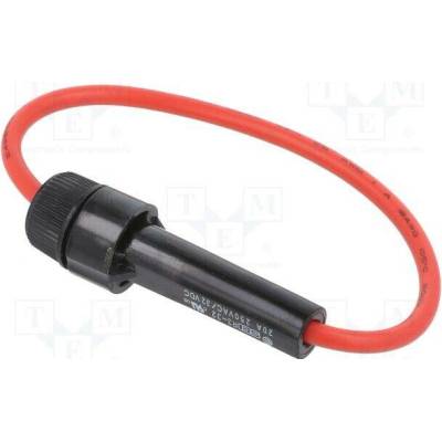 OPTIFUSE LPC-24B-12R Zásuvka; 5x20mm; Imax: 20A; Kontakty: mosaz; niklovaný; Výv: vodiče