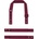 Premier PR 191 / Презрамки за престилка Swap and Pop - бордо Универсална (39019137099)