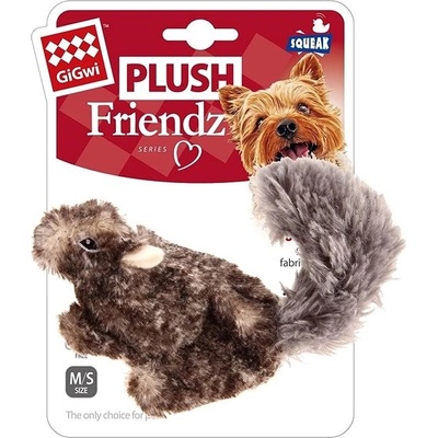 Gigwi plyš Plush Friendz veverka 22 x 7 x 12 cm