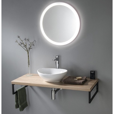 Aqualine VEGA deska pod umyvadlo 72,5x45cm, dub platin VG775 – Zboží Dáma