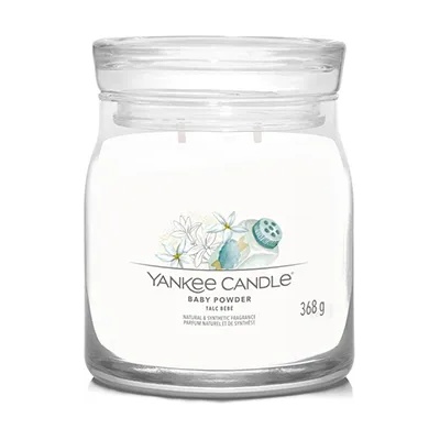 Yankee Candle Baby Powder типична свещ средна 368 гр