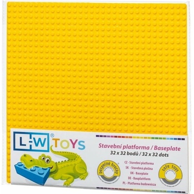 L-W Toys Základová deska 32x32 žlutá
