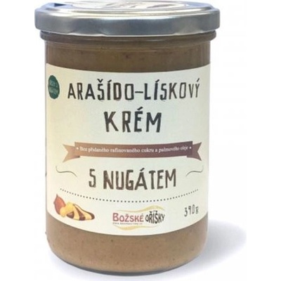 Božské oříšky Arašidovo lieskový krém s nugátom 390 g