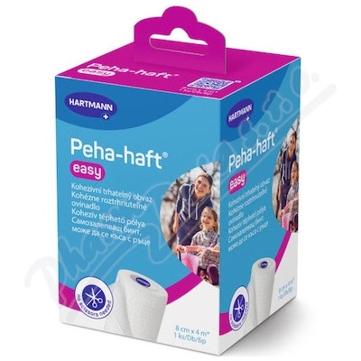 Peha-haft easy kohezivní trhat. obvaz 8 cm x 4 m