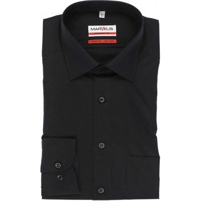 Marvelis Modern Fit společenská košile 4700 68 64 černá