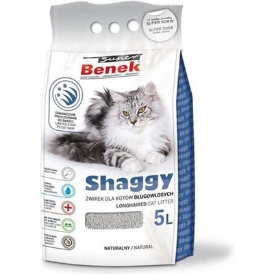 BENEK Super Shaggy Bentonitové 5 l