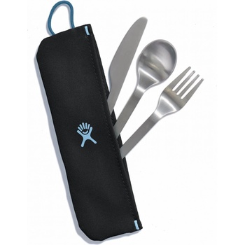 Hydro Flask Flatware Set Stainless Pouch Цвят: черен