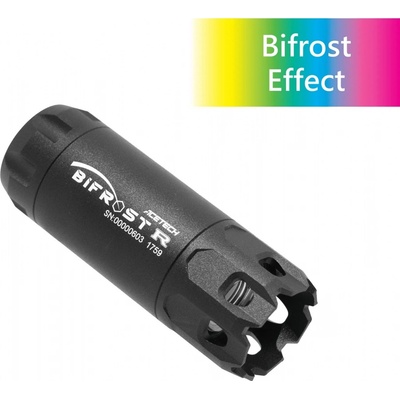 Acetech Nasvětlovací tlumič Bifrost R s vícebarevnou imitací výšlehu černý 14x1 levotočivý