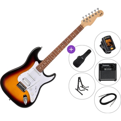 PSD Guitars STC-100-HSS SET Сунбурст Електрическа китара