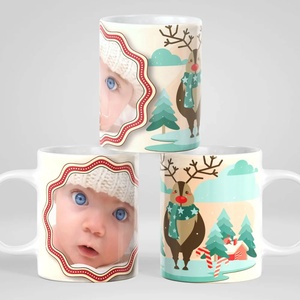 Art gift Чаша със снимка - Елените