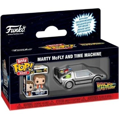 Funko Bitty Pop! Back To The Future Marty McFly And Time Machine – Hledejceny.cz