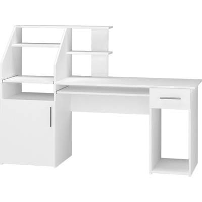 Vicco Stůl Edwin, 166 x 50.5 cm, Bílá