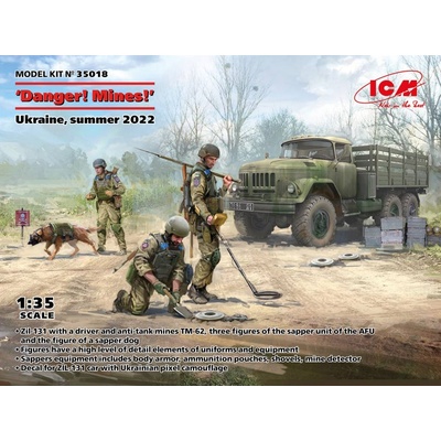 ICM 'Danger! Mines!' Ukraine summer 2022 35018 1:35