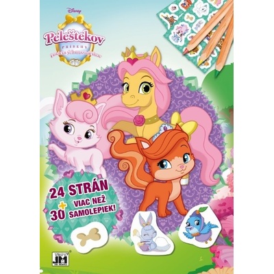 24 strán a viac než 20 samolepiek! Princezná