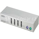 Aten CS-84AC KVM přepínač 4-port KVM PS/2 , 1.2m kabely