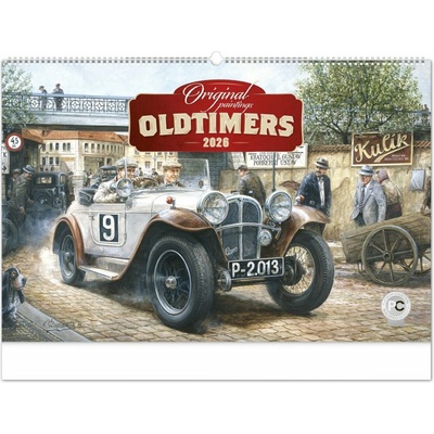 NOTIQUE Nástěnný Oldtimers Václav Zapadlík 64 x 42 cm 2026