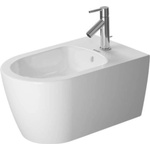 Duravit ME by Starck - Конзолно биде с преливник, с WonderGliss, бяло 22881500001 (22881500001)