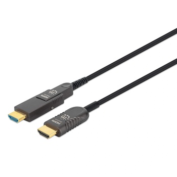 Manhattan 355513 HDMI кабел 20 м HDMI тип A (стандартен) HDMI тип D (микро) Черен (355513) (355513)