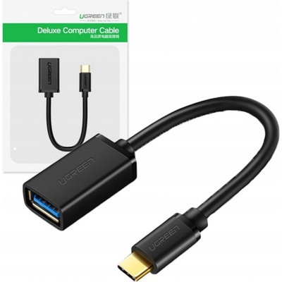 UGREEN USB-C OTG adaptér 10cm černý