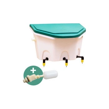 AviAqua automatická napájačka & 3 niply s plavákom 8 l