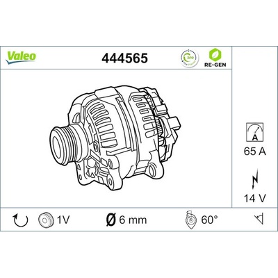 generátor VALEO 444565