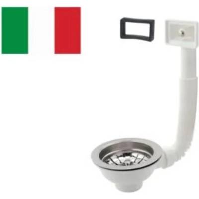 AQUASTO СИФОН БУТИЛКОВ ЗА КУХНЯ С ВИТЛО ф110 С ПРЕЛИВНИК ф40-1 1/2 (04269)