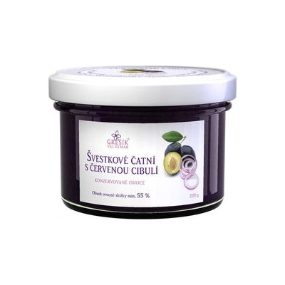 Grešík Švestkové čatní s červenou cibulí 220 g