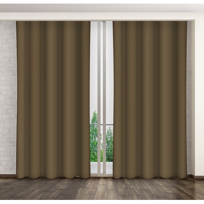 Jednofarebný záves tmavoolivový ZMA55 Rozmer závesu: 160x250cm